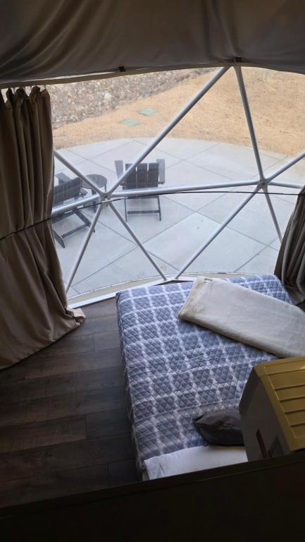 Loft view over the dome bedroom