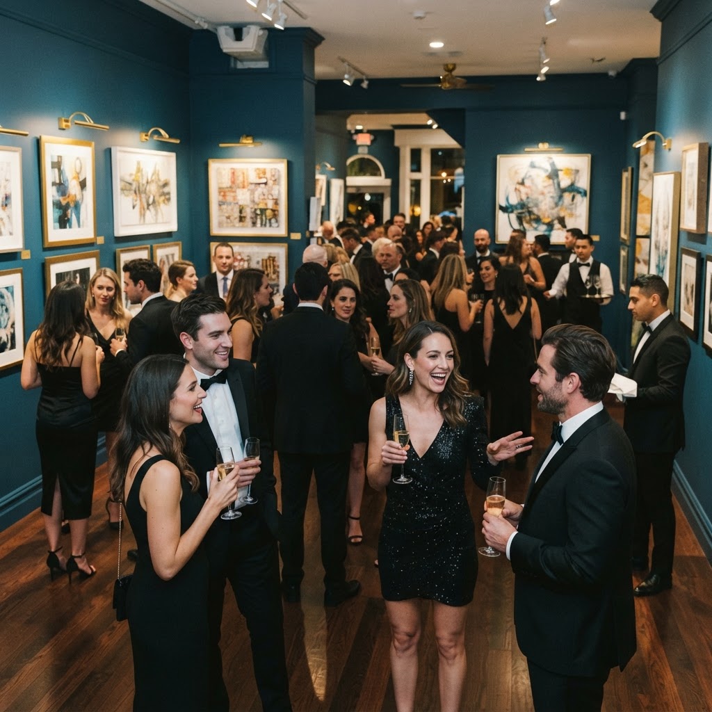 Art exhibition event