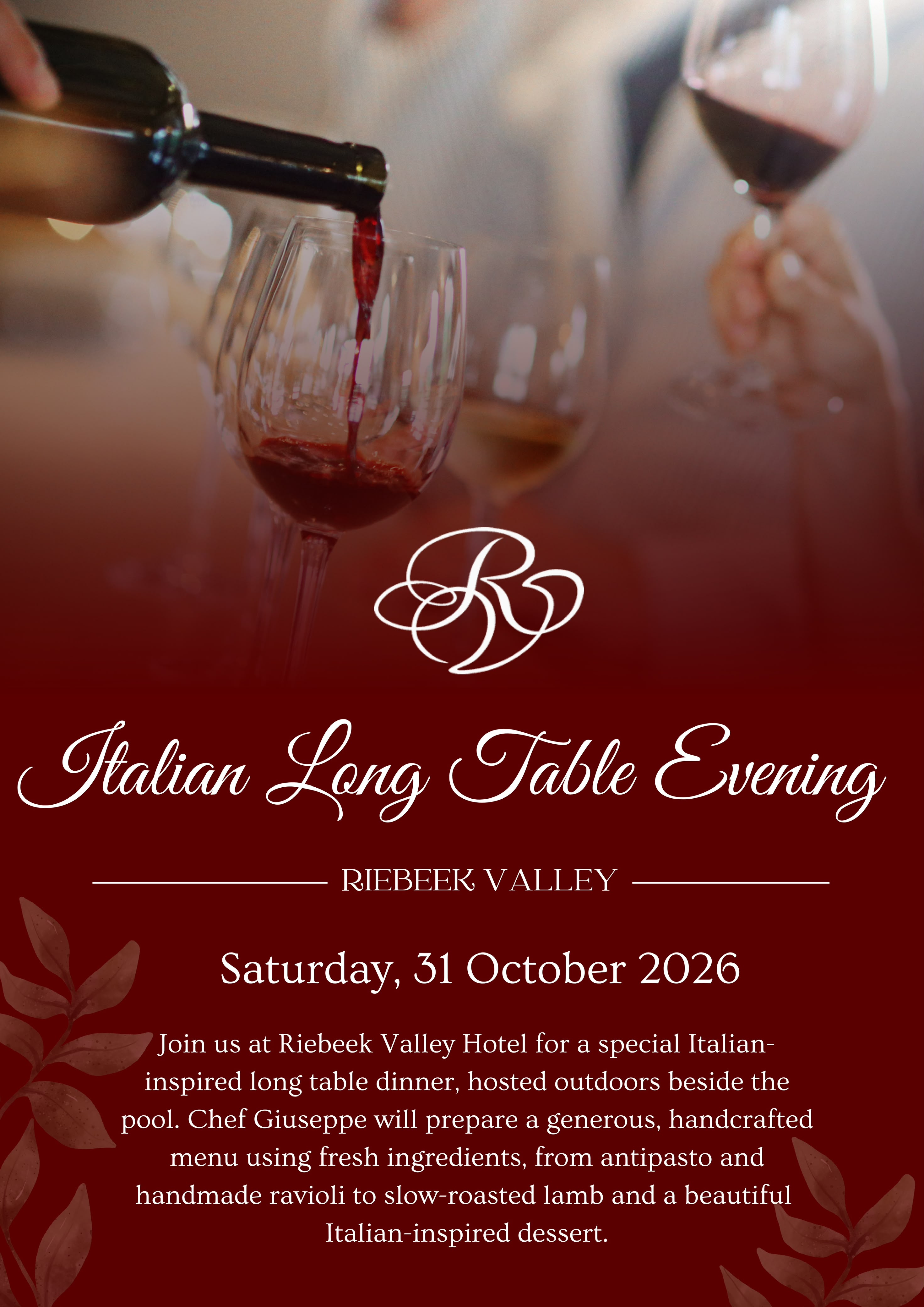 Italian Long Table Evening — event invitation
