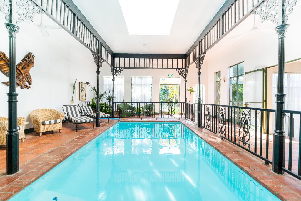 Balcony overlooking the gardens
