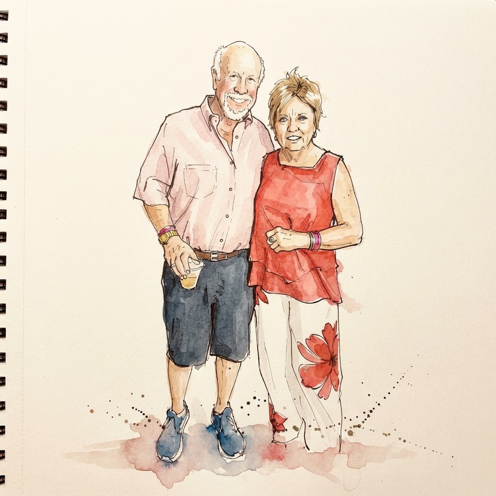 Watercolor portrait