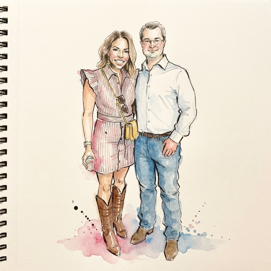 Watercolor portrait