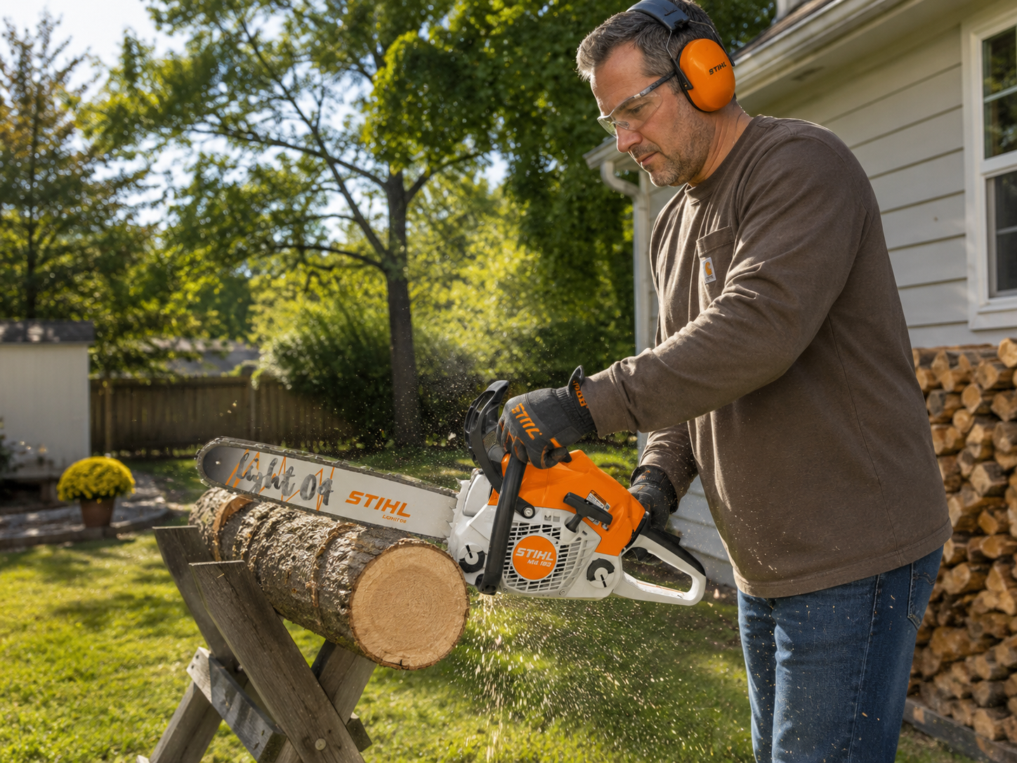 STIHL chainsaw user