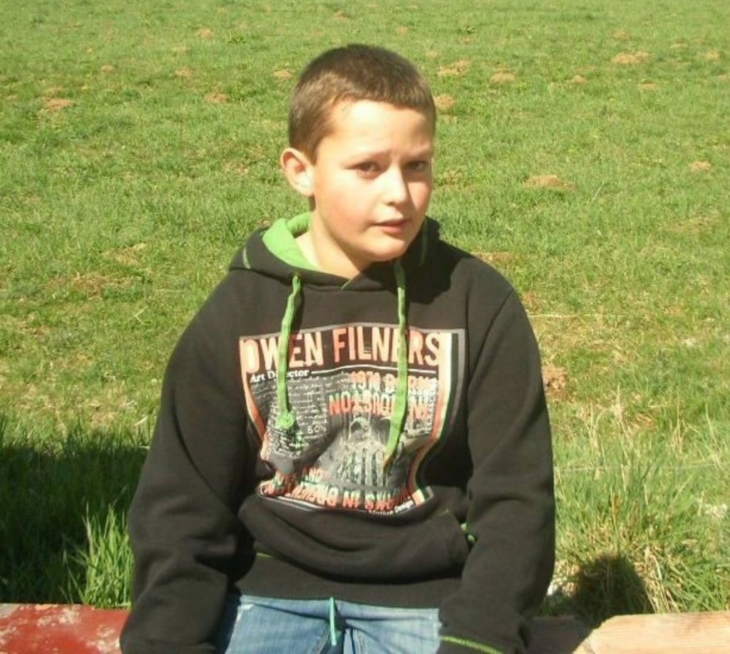 Dani de niño, tímido y desconfiado
