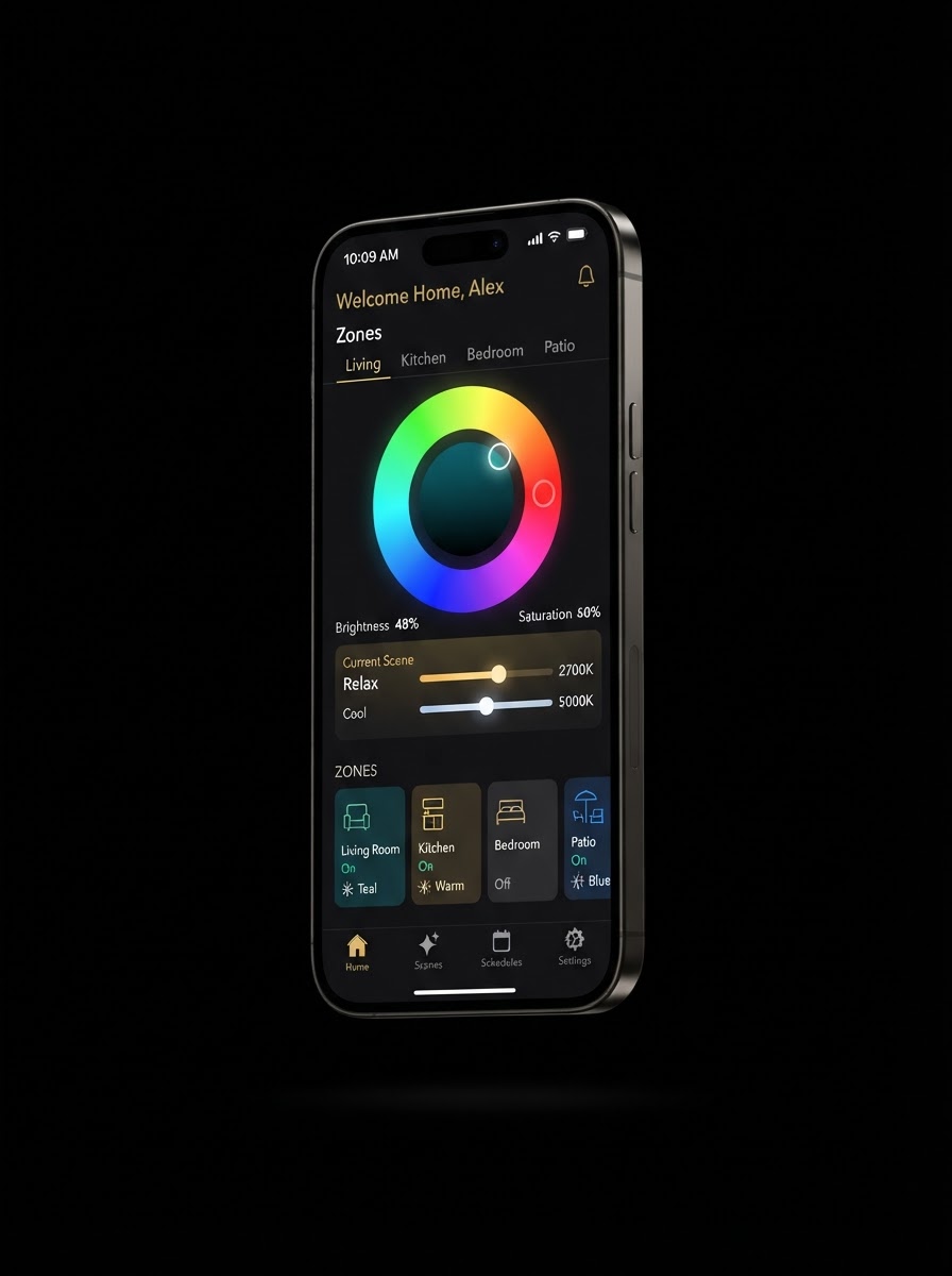 Beck & Co Glow app interface