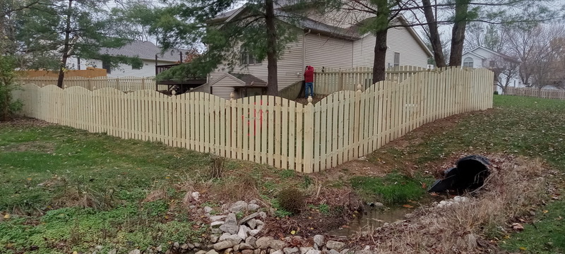 Scalloped Picket Fence - Bloomington, IN