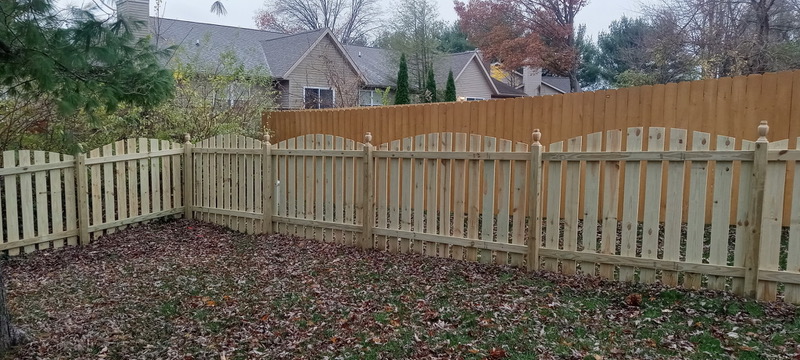 Scalloped Picket Fence - Bloomington, IN