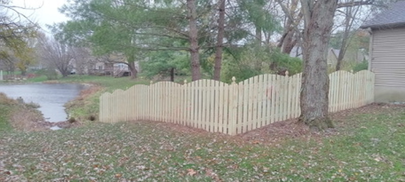 Scalloped Picket Fence - Bloomington, IN