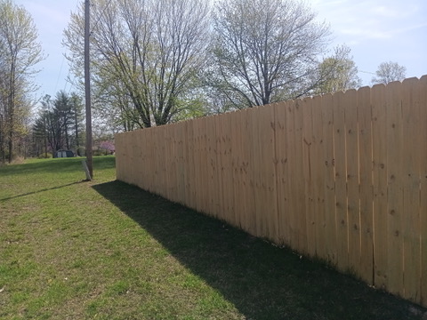 Cedar Privacy Fence - Monroe County, IN