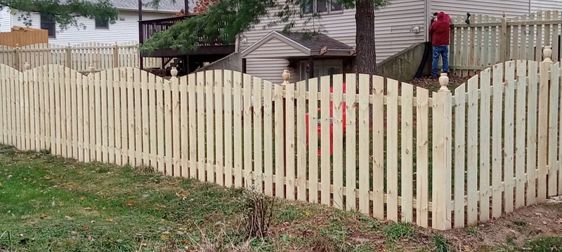 Scalloped Picket Fence - Bloomington, IN