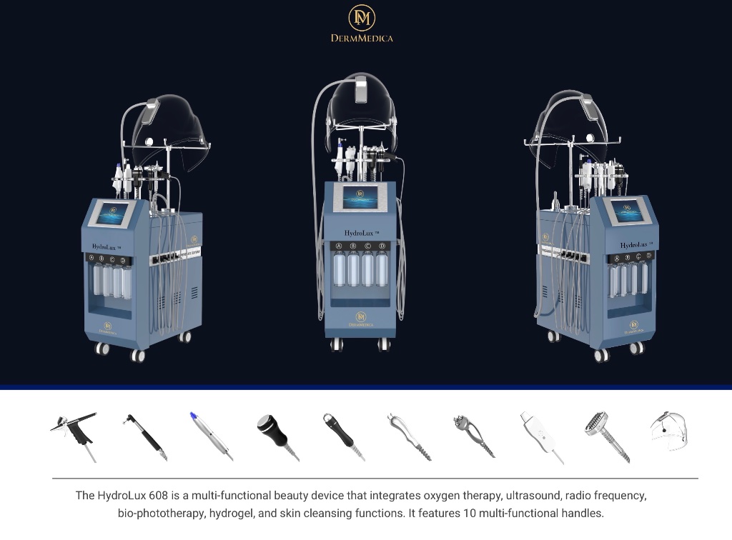 HydroLux 608 three views and handle set