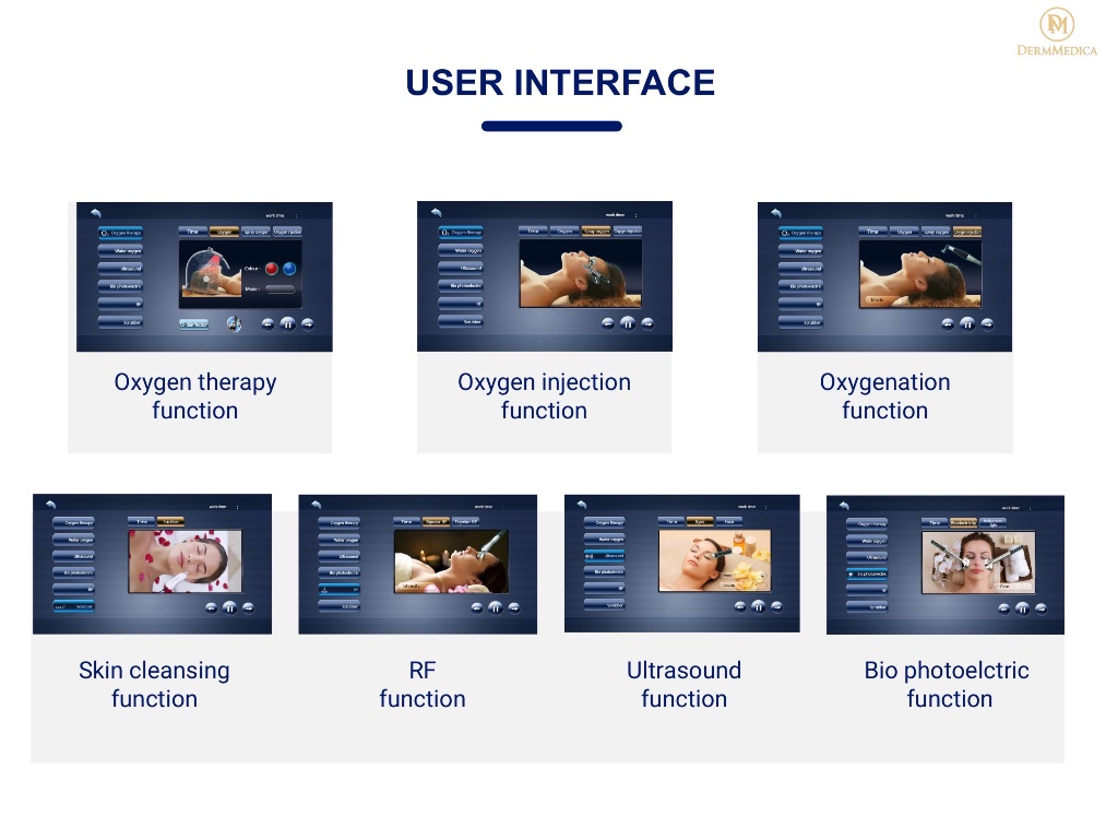 HydroLux 608 user interface screens