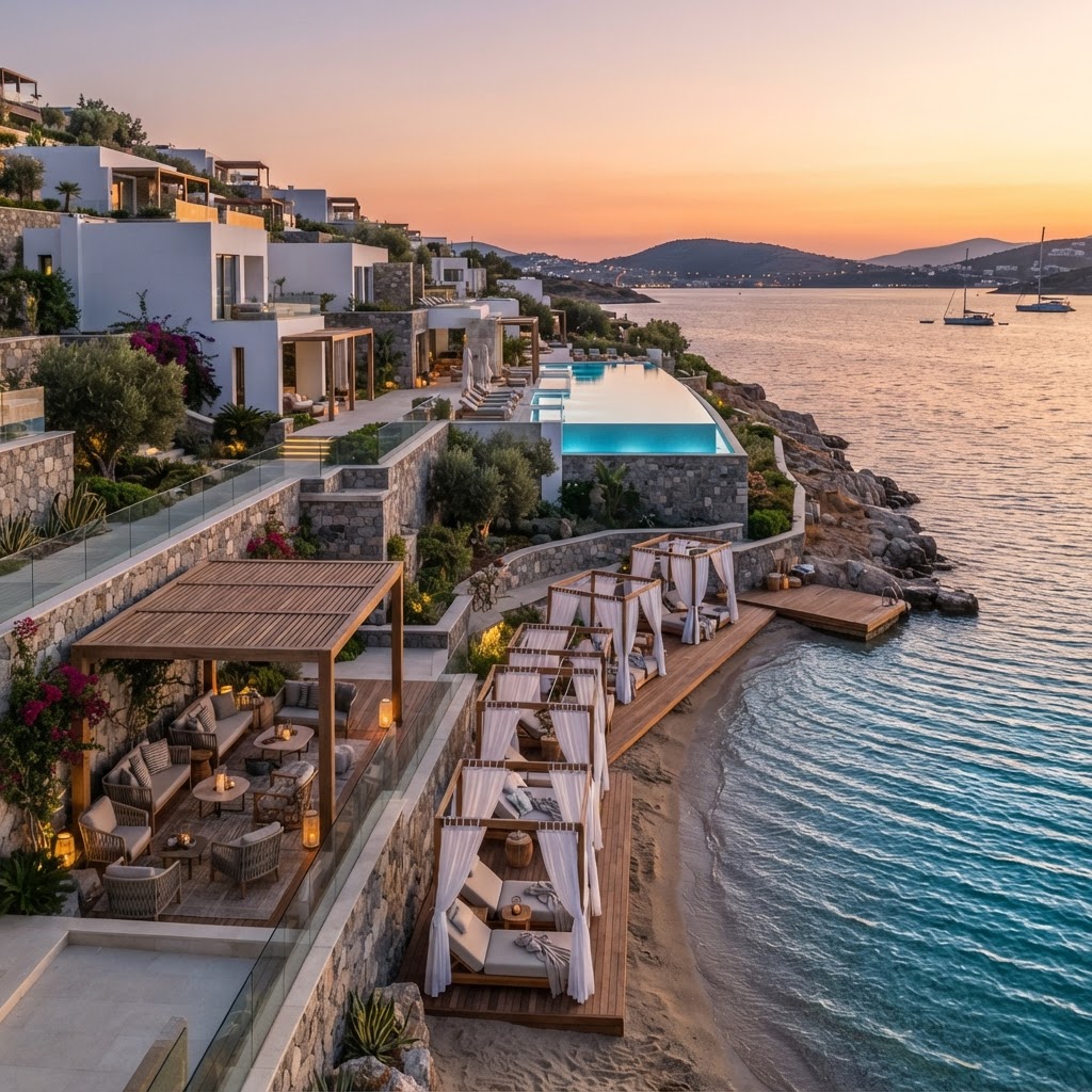 The Bodrum EDITION luxury resort near Yalikavak