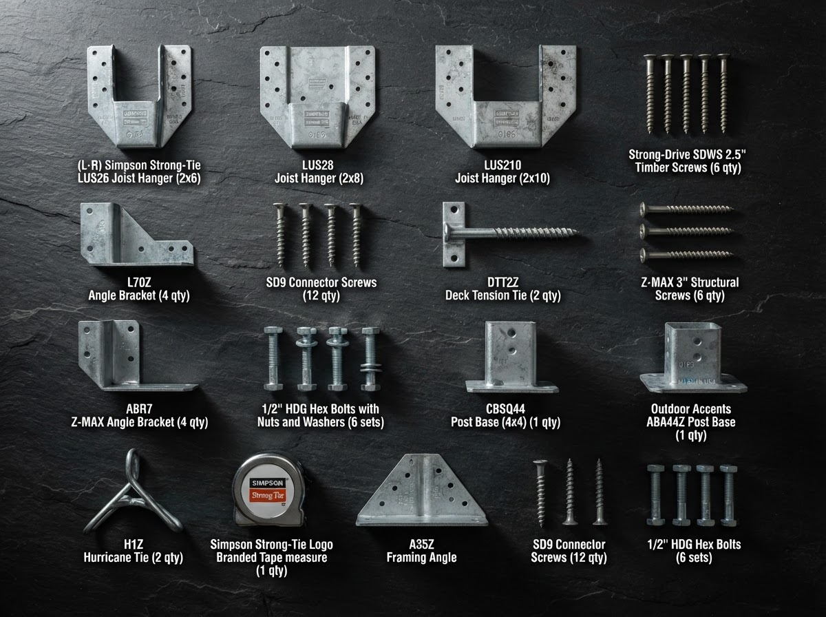 Étrier à solive — Simpson Strong-Tie 2×8