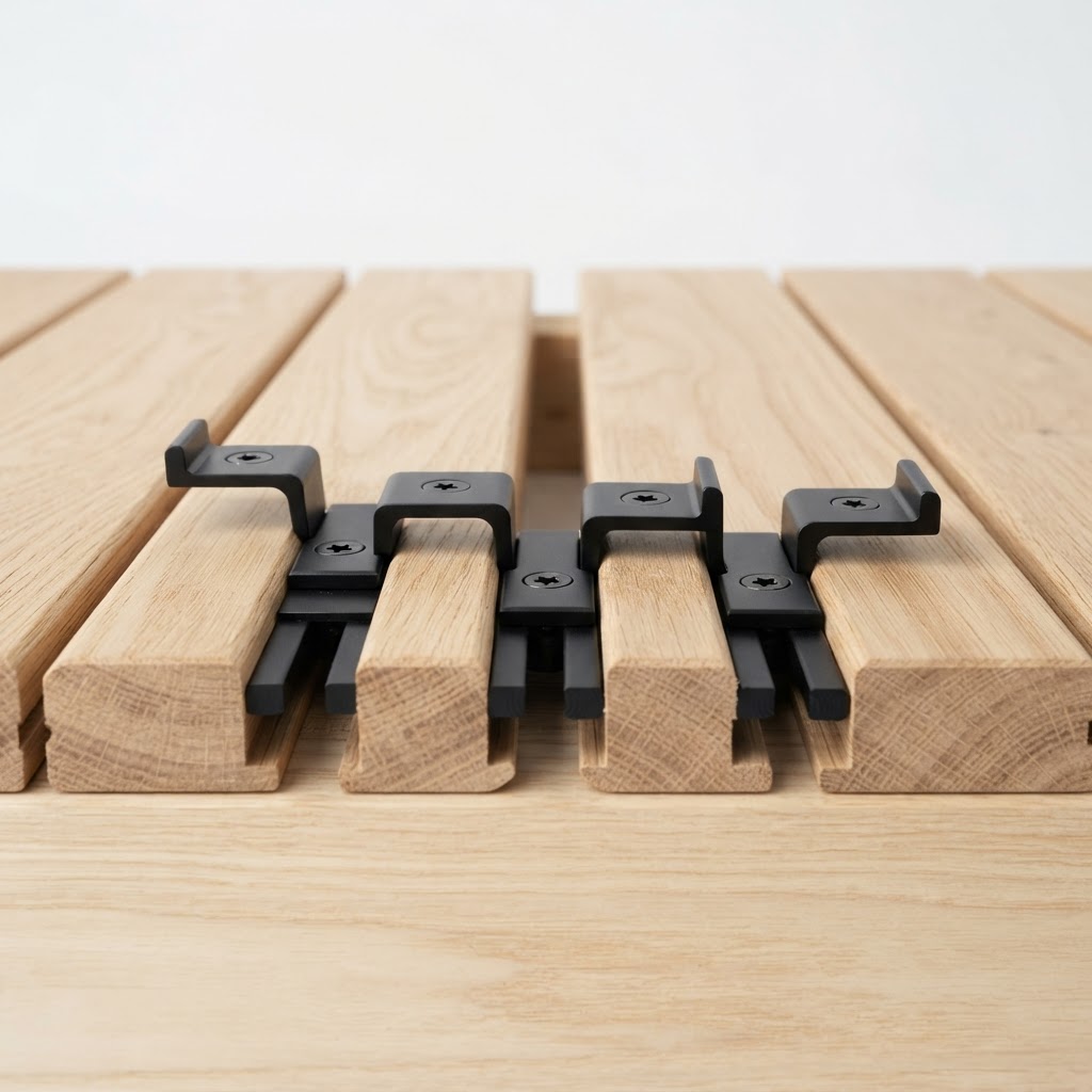 Attaches cachées pour terrasse — Paquet de 90