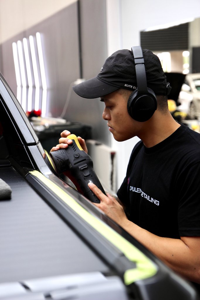 GYEON ceramic coating application on a vehicle in Epping