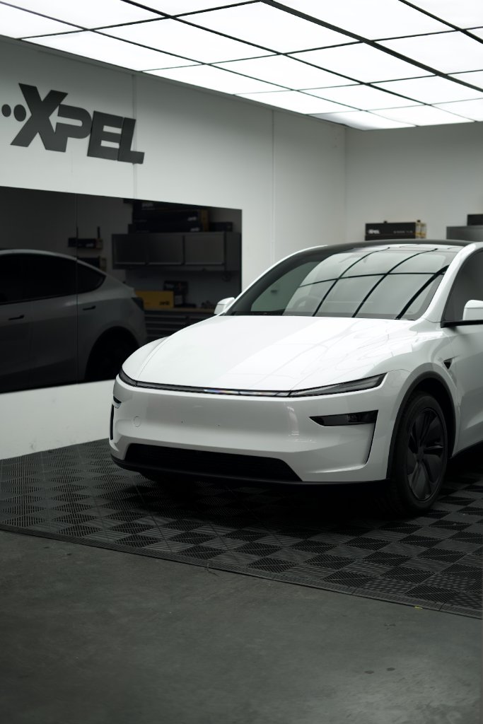 Tesla Model Y with XPEL PPF installed at Opulent Detailing Melbourne