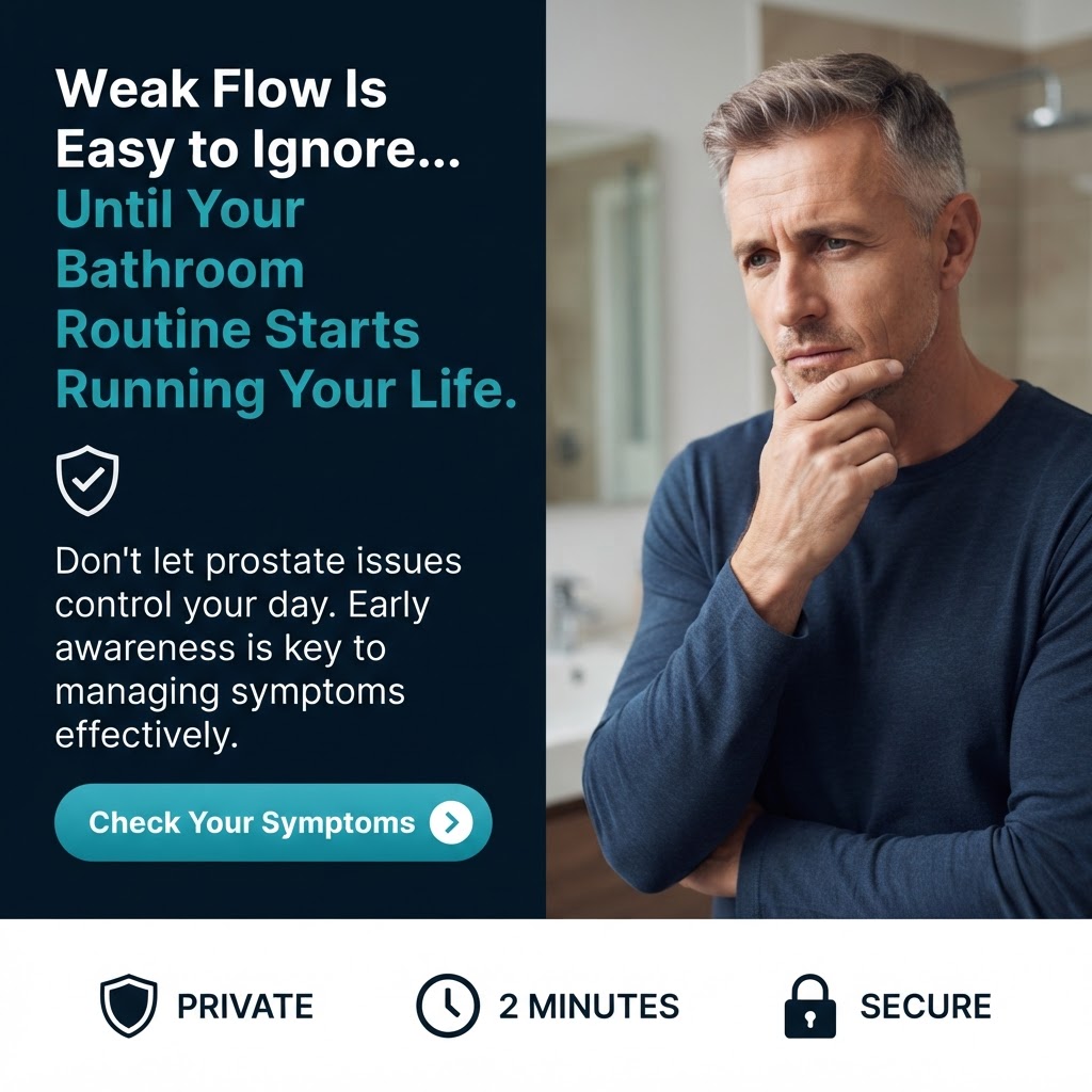Weak Flow Is Easy to Ignore... Until Your Bathroom Routine Starts Running Your Life.