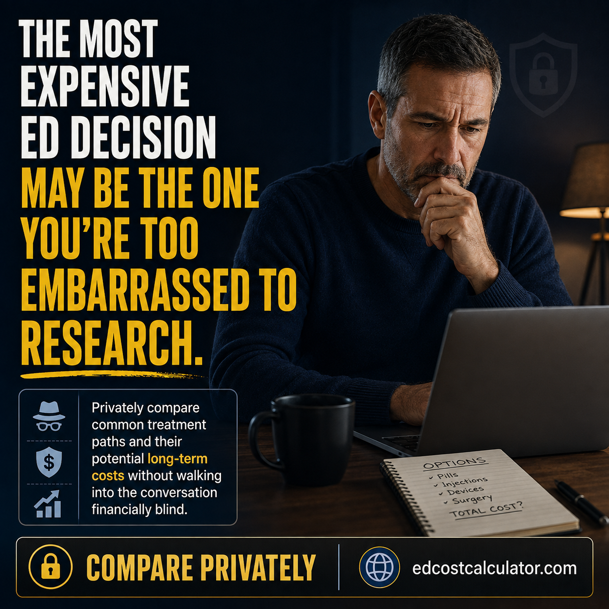 The Most Expensive ED Decision May Be the One You're Too Embarrassed to Research