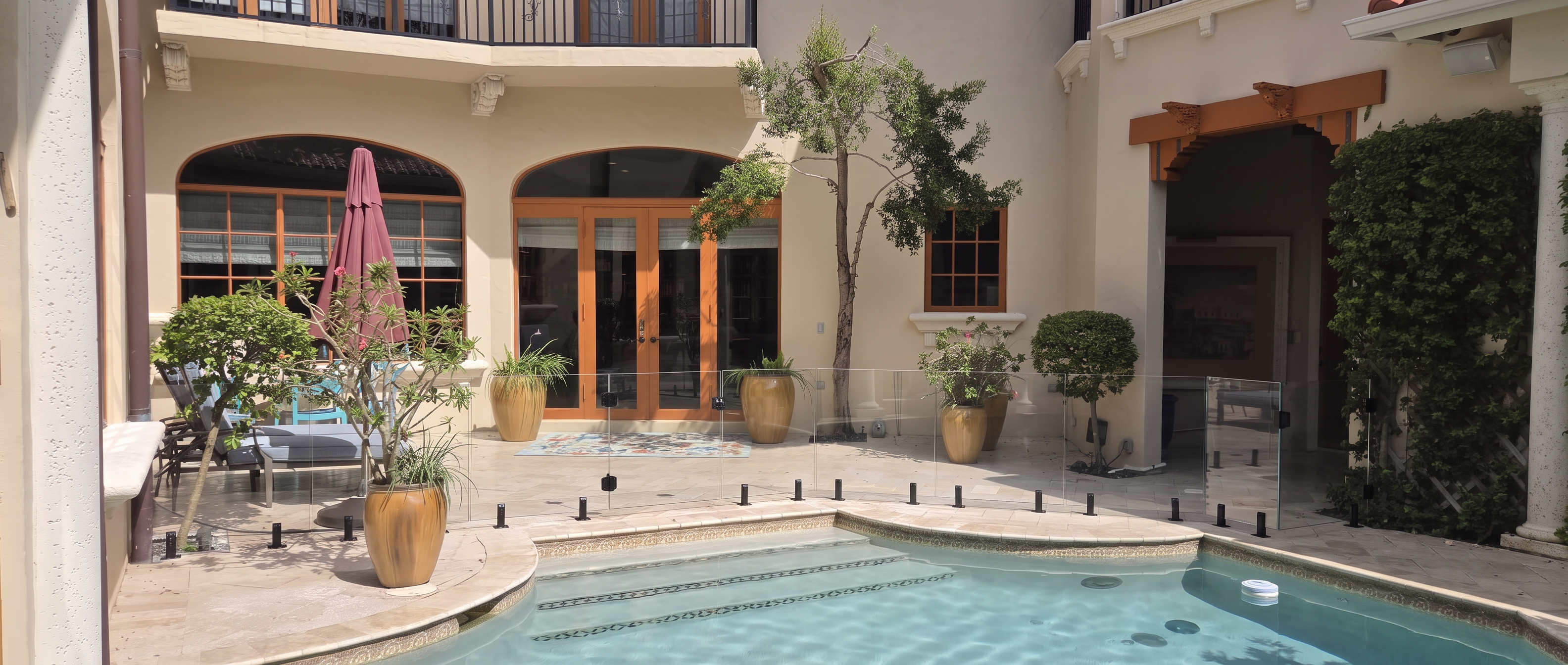 Pool Deck & Glass Fence
