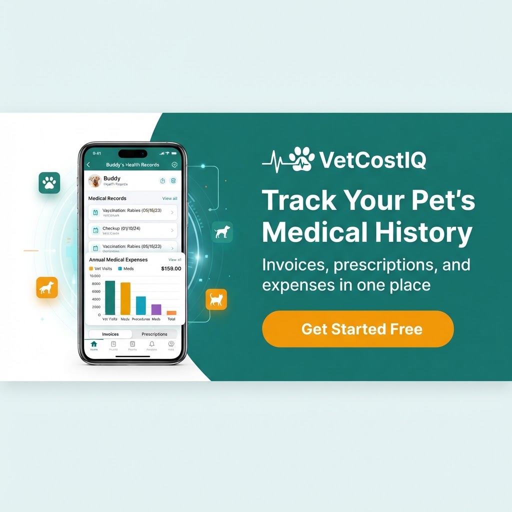 VetCostIQ — Track your pet's complete medical history