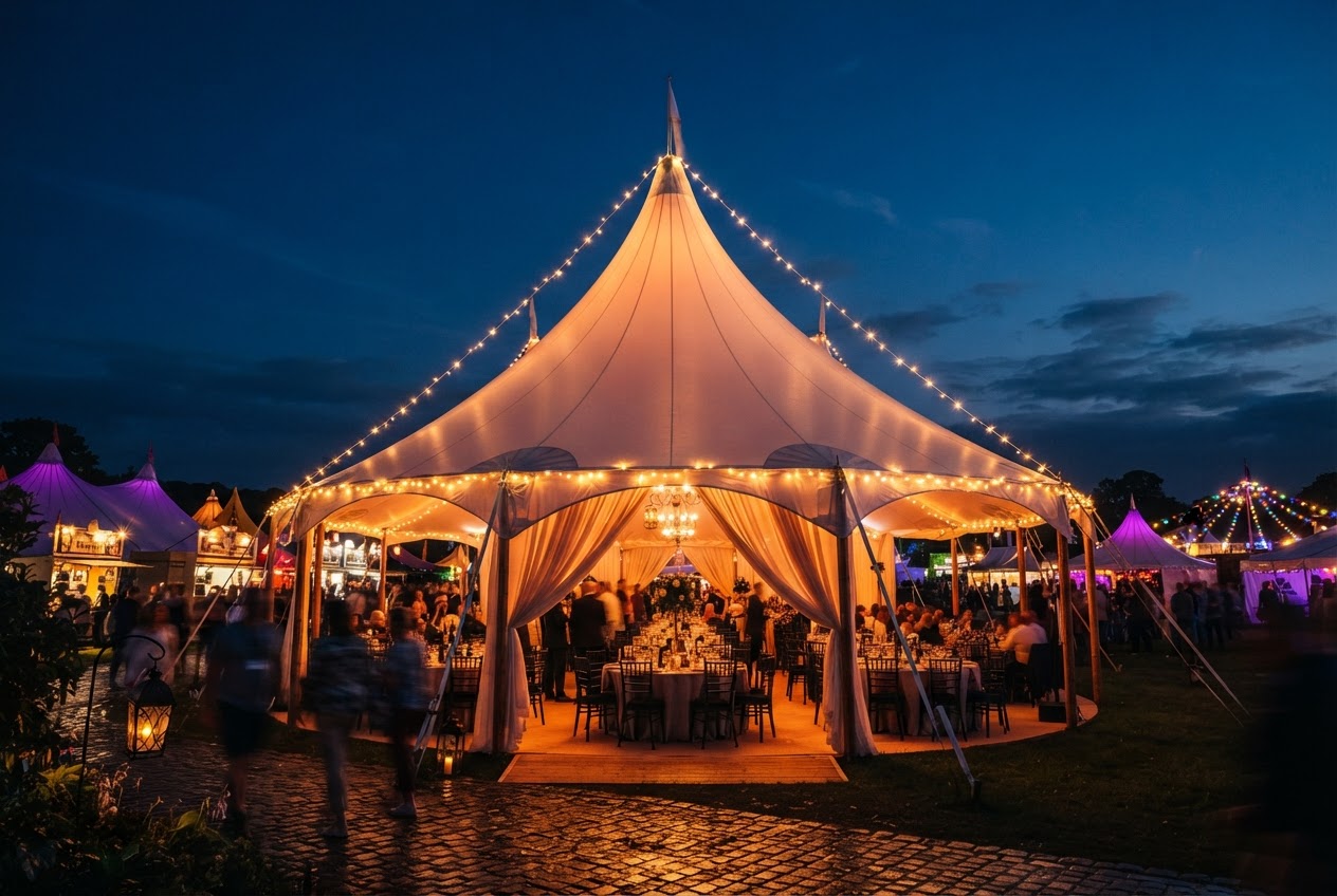 Festival booth tent