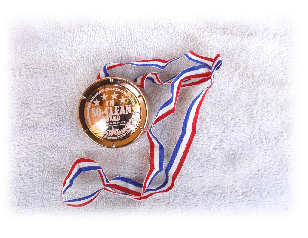I'm So Clean Award medal