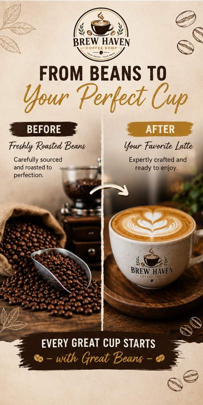 Brew Haven Before & After Post