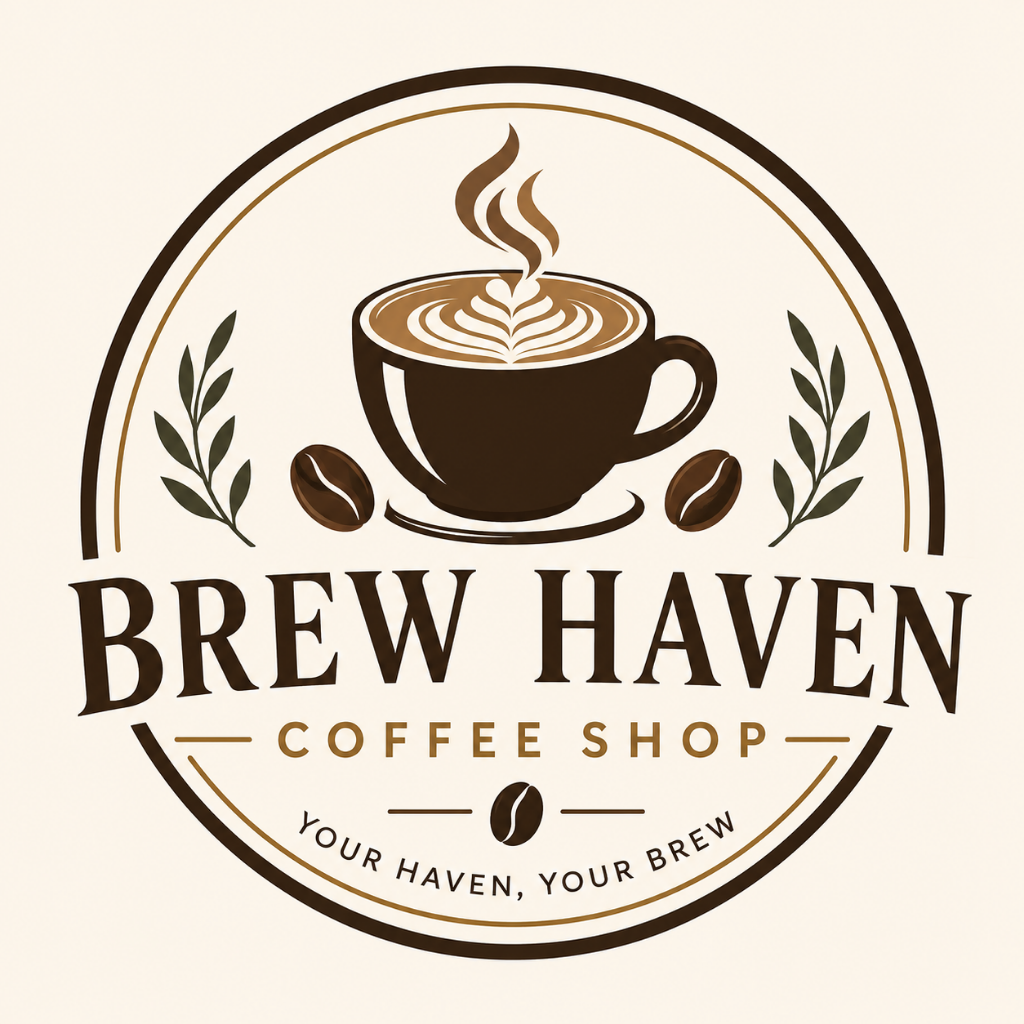 Brew Haven Coffee Shop Logo