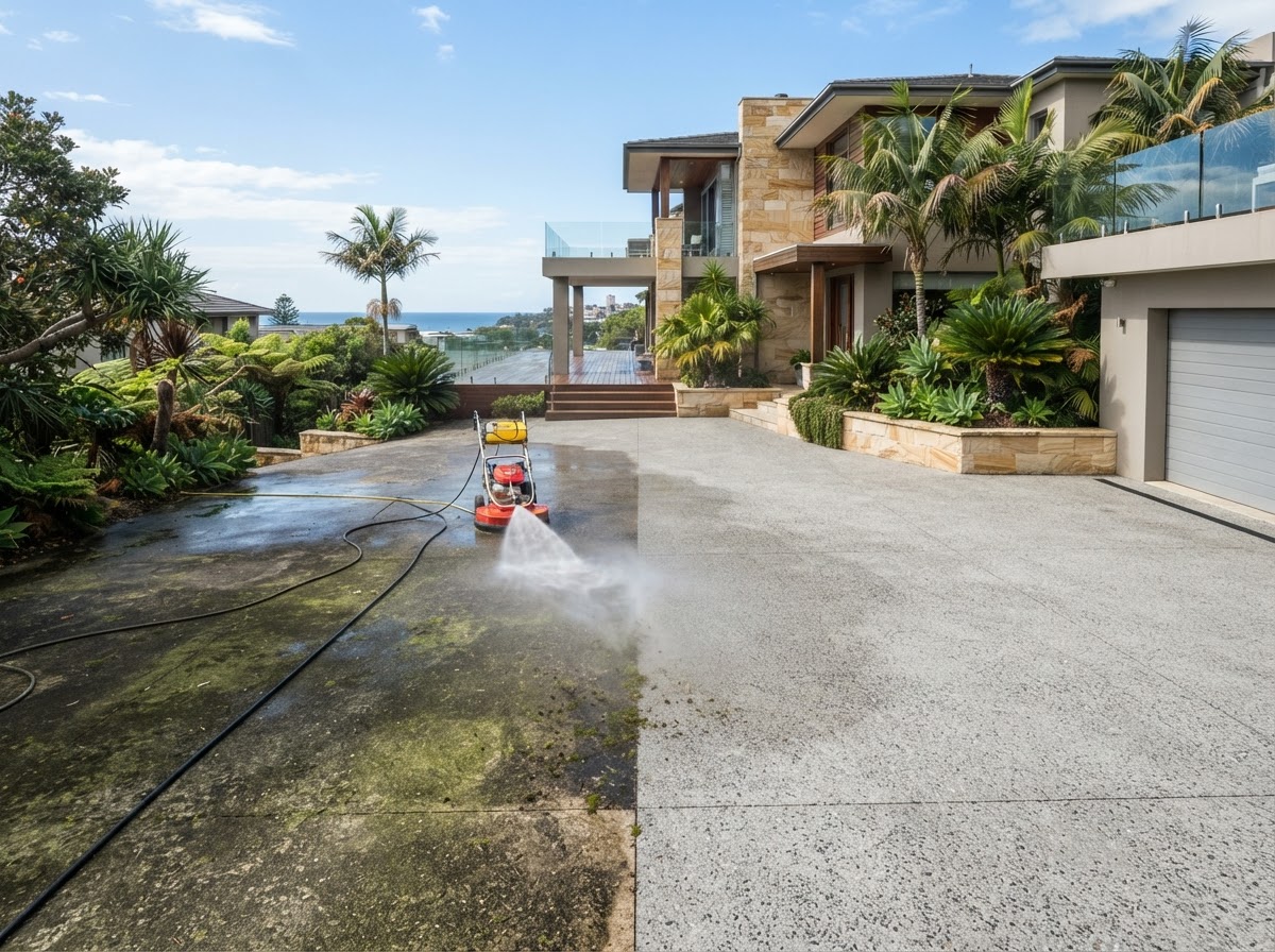 Strata pressure cleaning on Northern Beaches