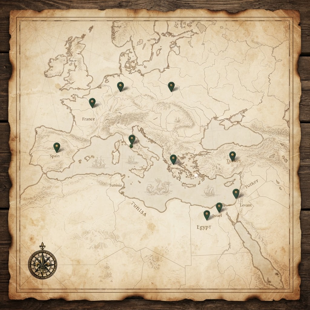 Interactive map of Torah centers