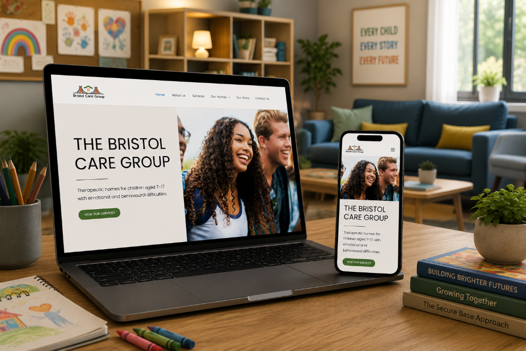 The Bristol Care Group, Care website design by BuzzBytes