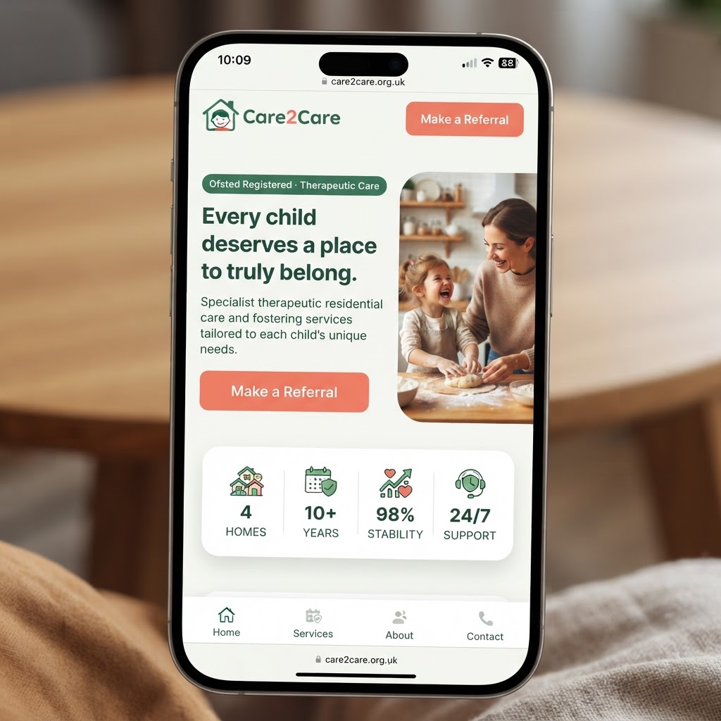 Care2Care mobile view