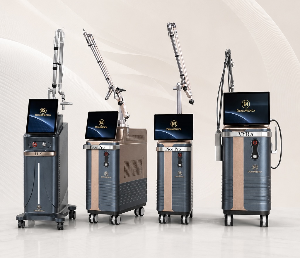 DermMedica Professional Device Collection — LUX, Pico Pro, and VYRA