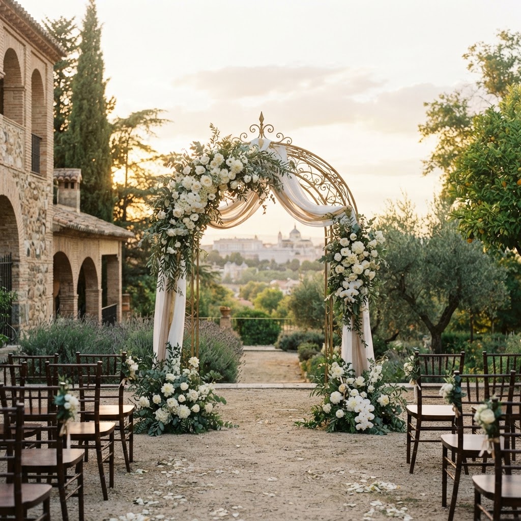 Boda en jardín
