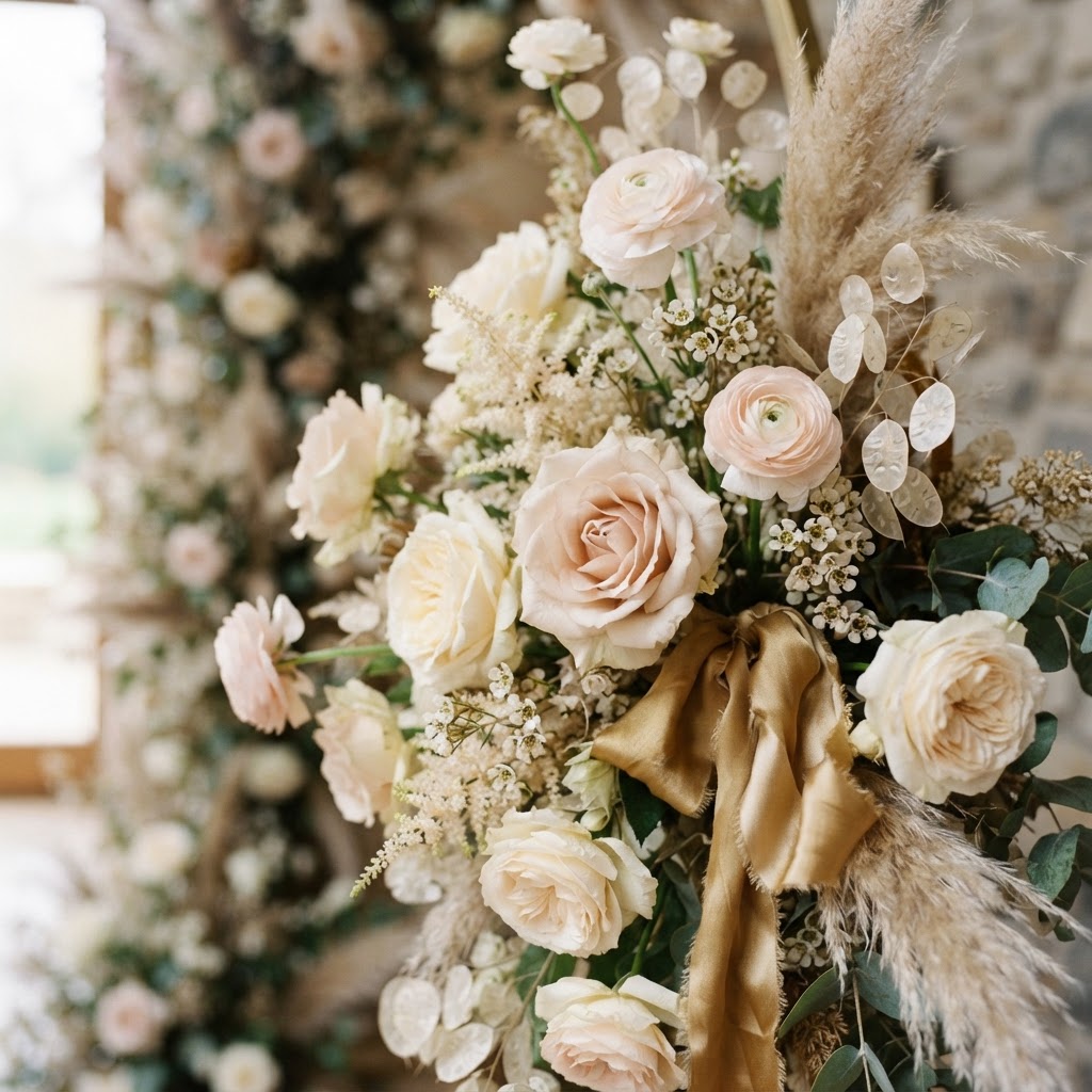 Detalle floral artesanal de MARÉL
