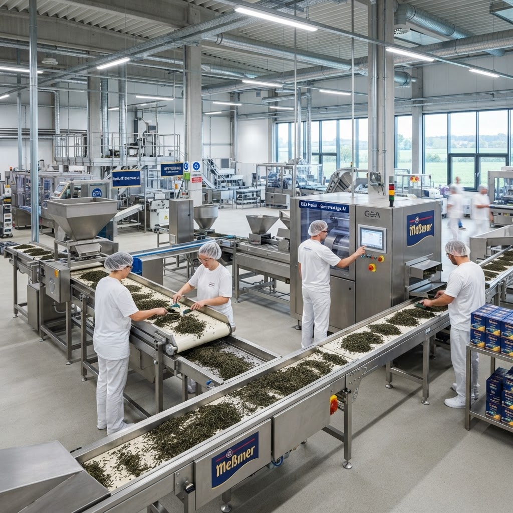 Darbas arbatžolių fabrike