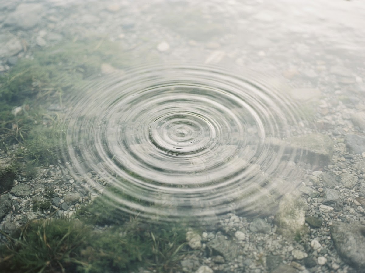 Clear water ripples representing clarity