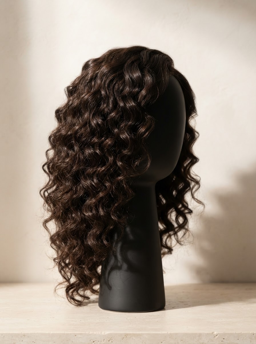 Peruvian Deep Wave Curly Wig