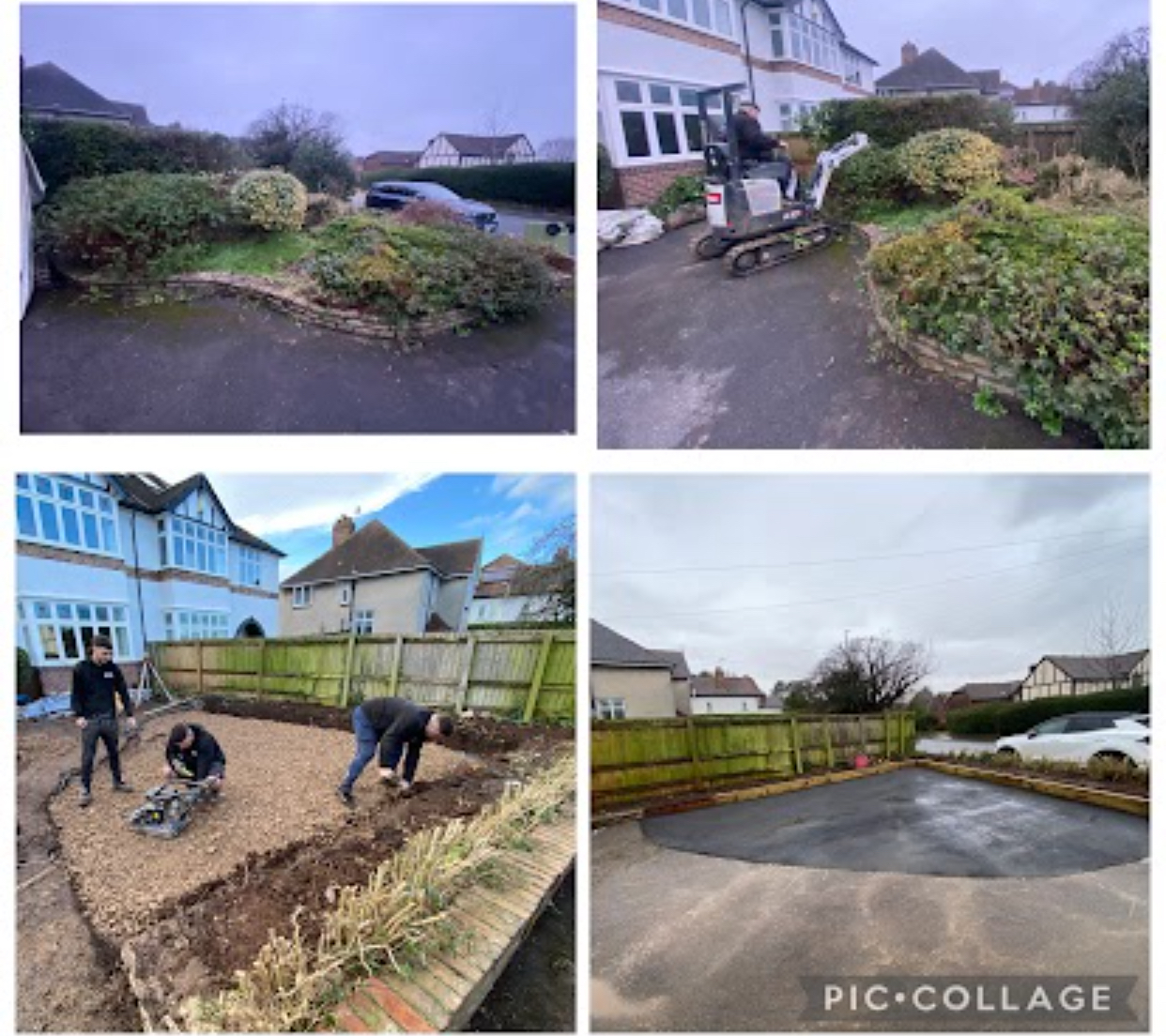 Front Garden Conversion to Tarmac Parking Bay