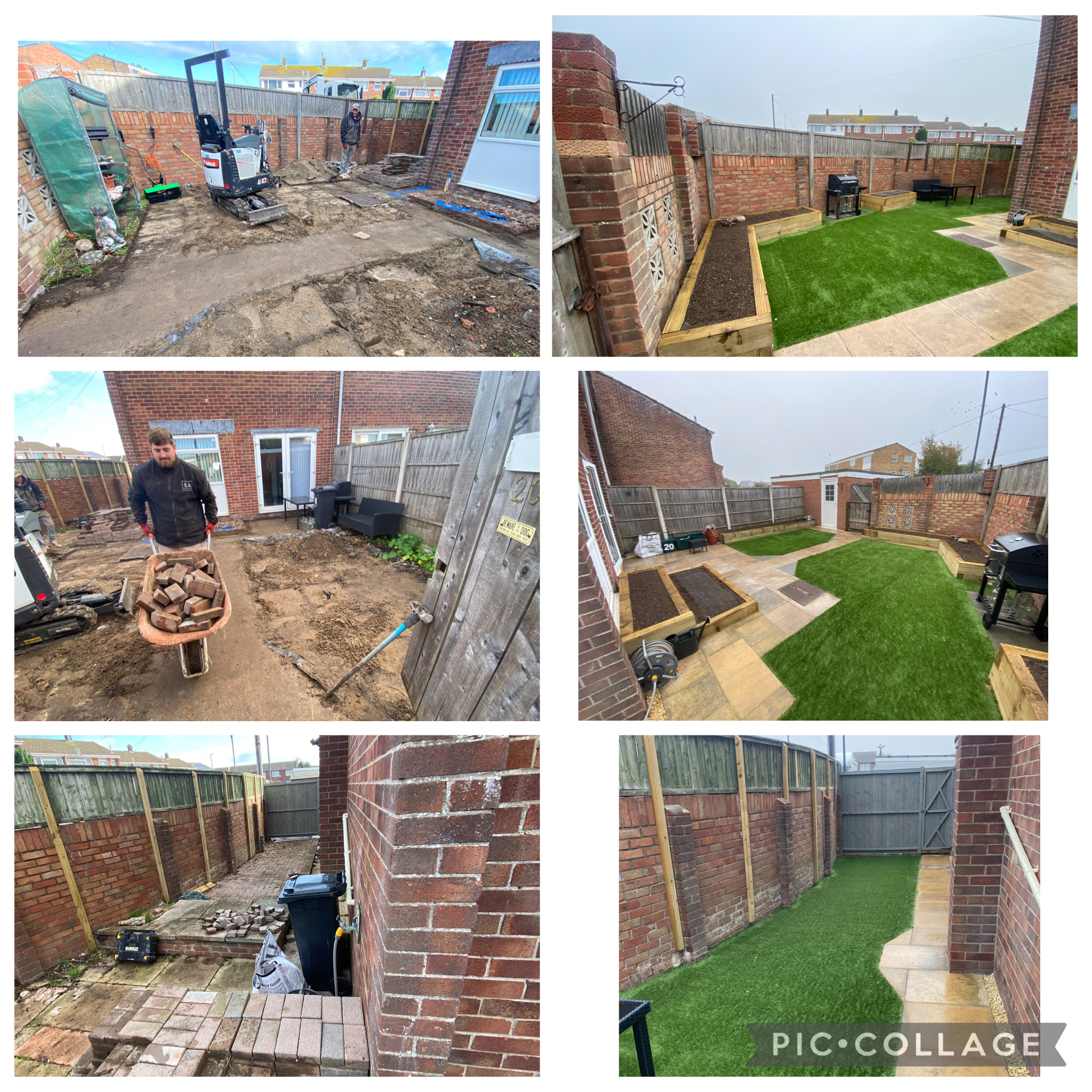 Full Garden Renovation, Sleepers & Turf