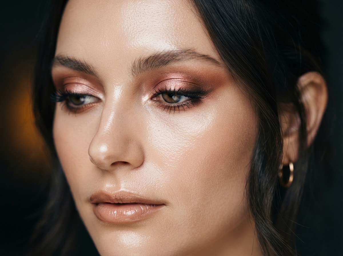 Eyeshadow artistry close-up