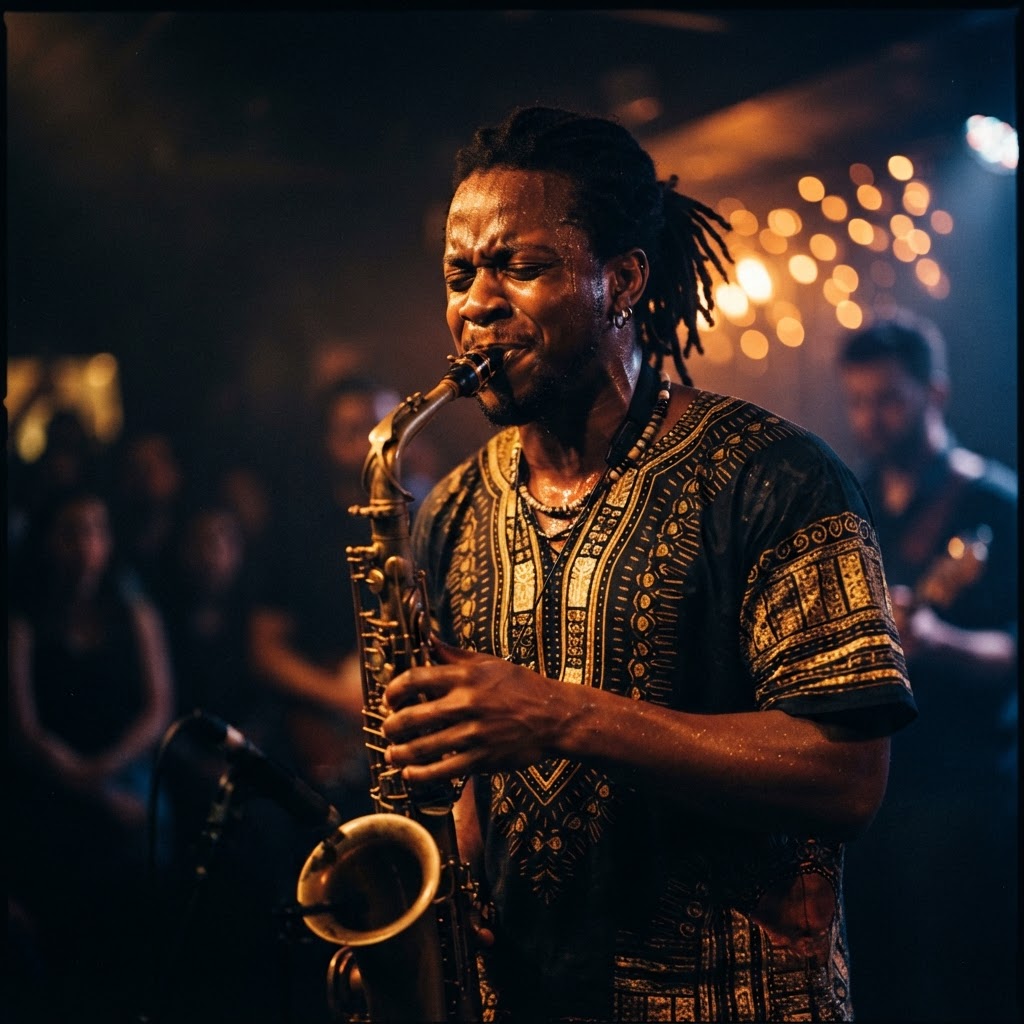 Solo saxophone