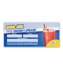 Good Job! - FREE Cherry Limeade