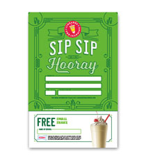 Sip Sip Hooray - FREE Small Shake