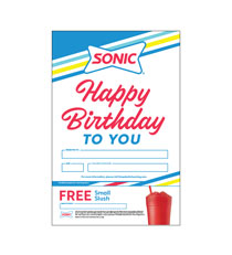 Happy Birthday Slush - FREE Small Slush