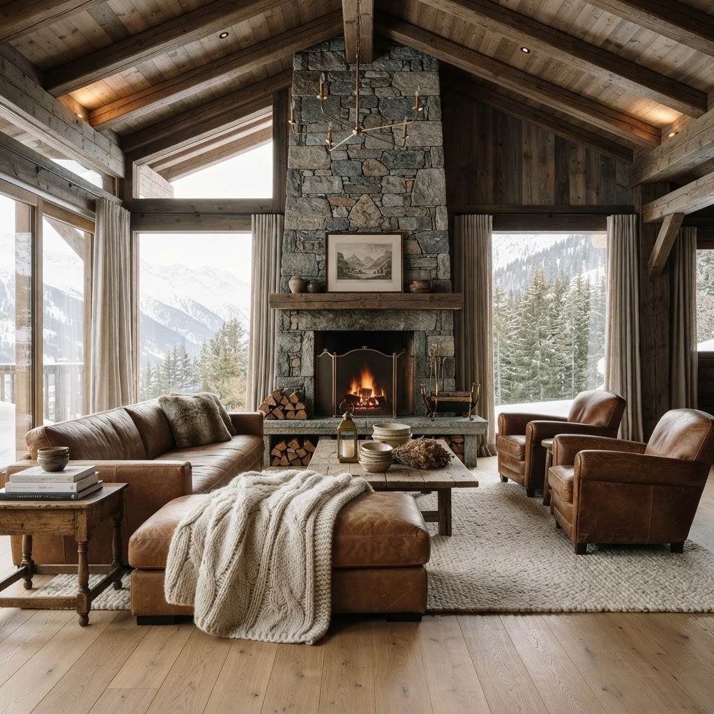 Ski Chalet Interior Design Ski Chalet interior design — Decor Style Inspector room analysis