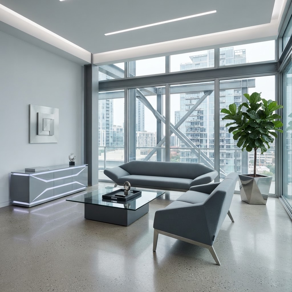 High-Tech Modern Interior Design High-Tech Modern interior design — Decor Style Inspector room analysis