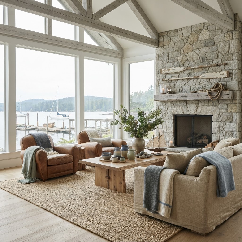 Lake House Interior Design Lake House interior design — Decor Style Inspector room analysis