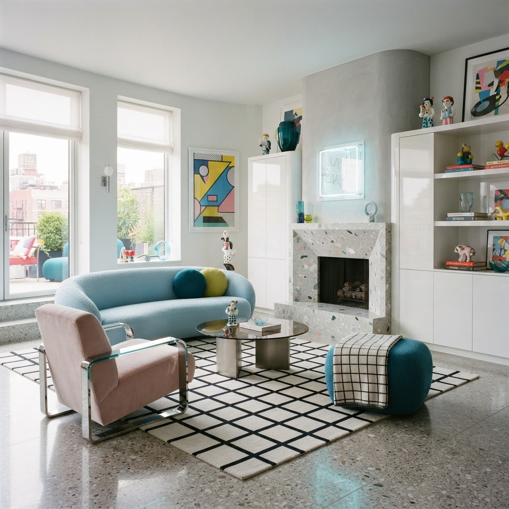 Retro 80s Interior Design Retro 80s interior design — Decor Style Inspector room analysis